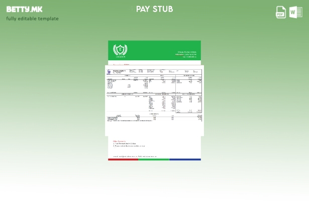 Модерен стил шаблон за лист за вработени во училиштето во САД